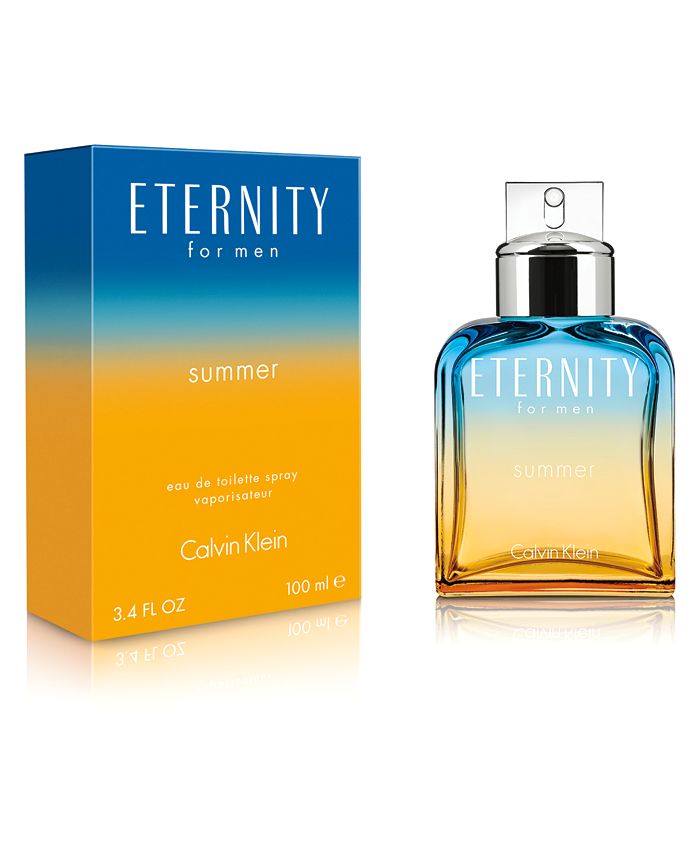 Calvin Klein Eternity For Men Summer Eau de Toilette Spray, 3.4 oz - Macy's