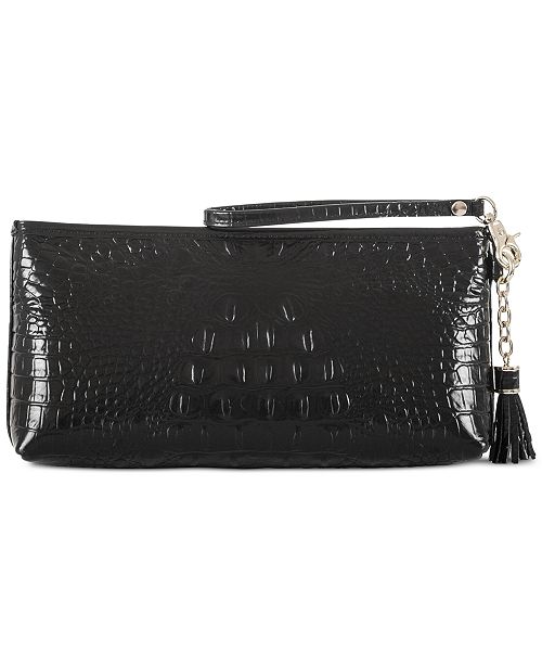 Brahmin Kayla Melbourne Embossed Leather Clutch & Reviews Handbags