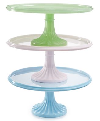 Martha Stewart Collection - 11" Glass Cake Stand