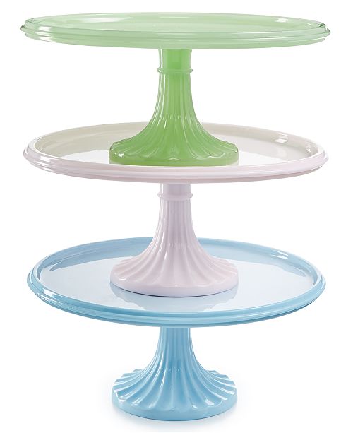 Martha Stewart Collection 11" Glass Cake Stand, Created for Macy's