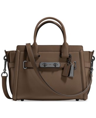 COACH Swagger 27 in Glovetanned Leather - Handbags & Accessories - Macy's