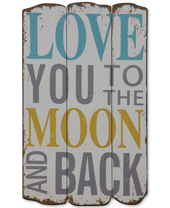 3r Studio Love You To The Moon And Back Wall Decor Reviews Wall Art Macy S