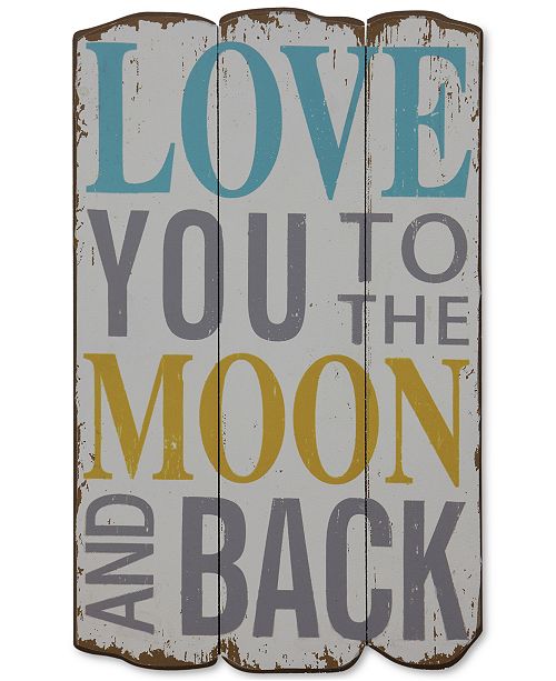 3r Studio Love You To The Moon And Back Wall Decor Reviews