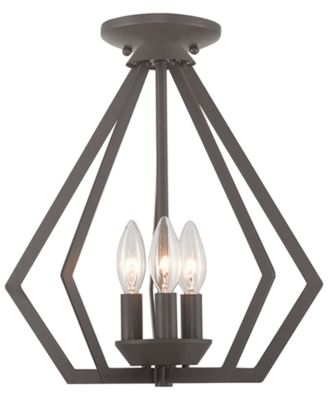 Prism 3- Light Metal 14'' Pendant