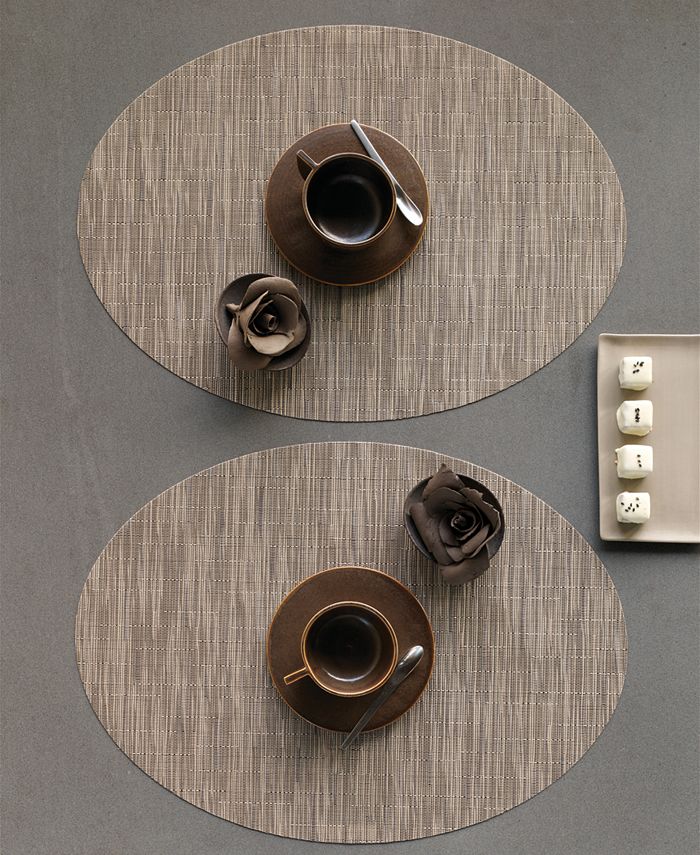 Chilewich Bamboo Oval Placemat Collection Macy's