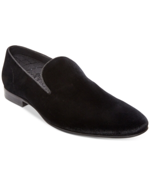 image of Steve Madden Men-s Laight Velvet Smoking Slipper Men-s Shoes