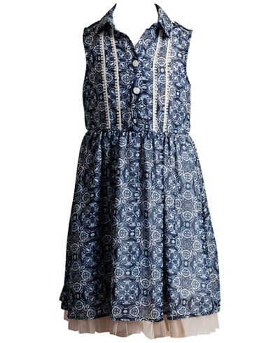 Sweet Heart Rose Fashion Dress, Little Girls (2-6X)