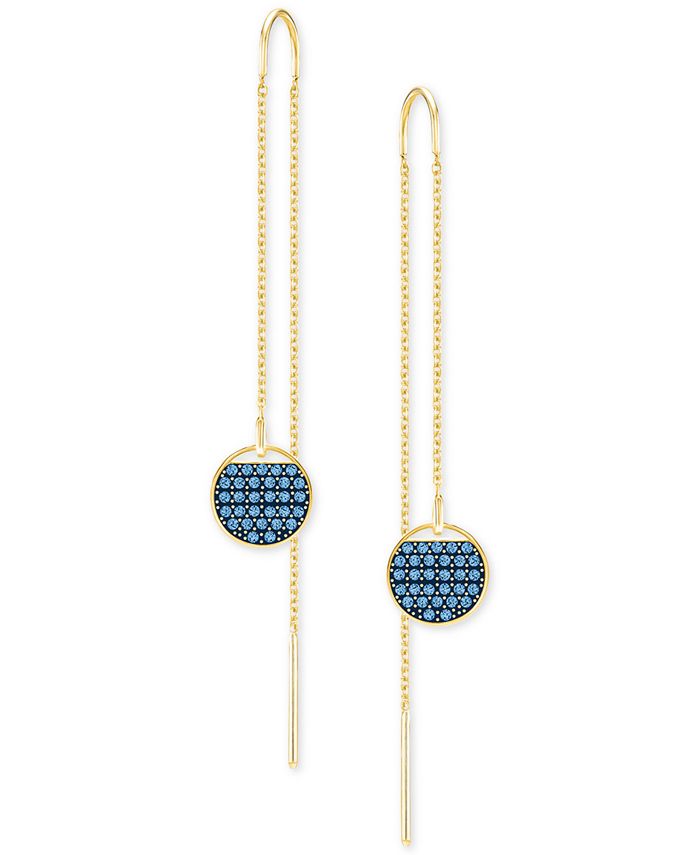 Swarovski Ginger Crystal Circle Threader Earrings Macy's