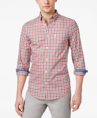 Ben Sherman - Men's Button-Down Plaid Cotton Shirt