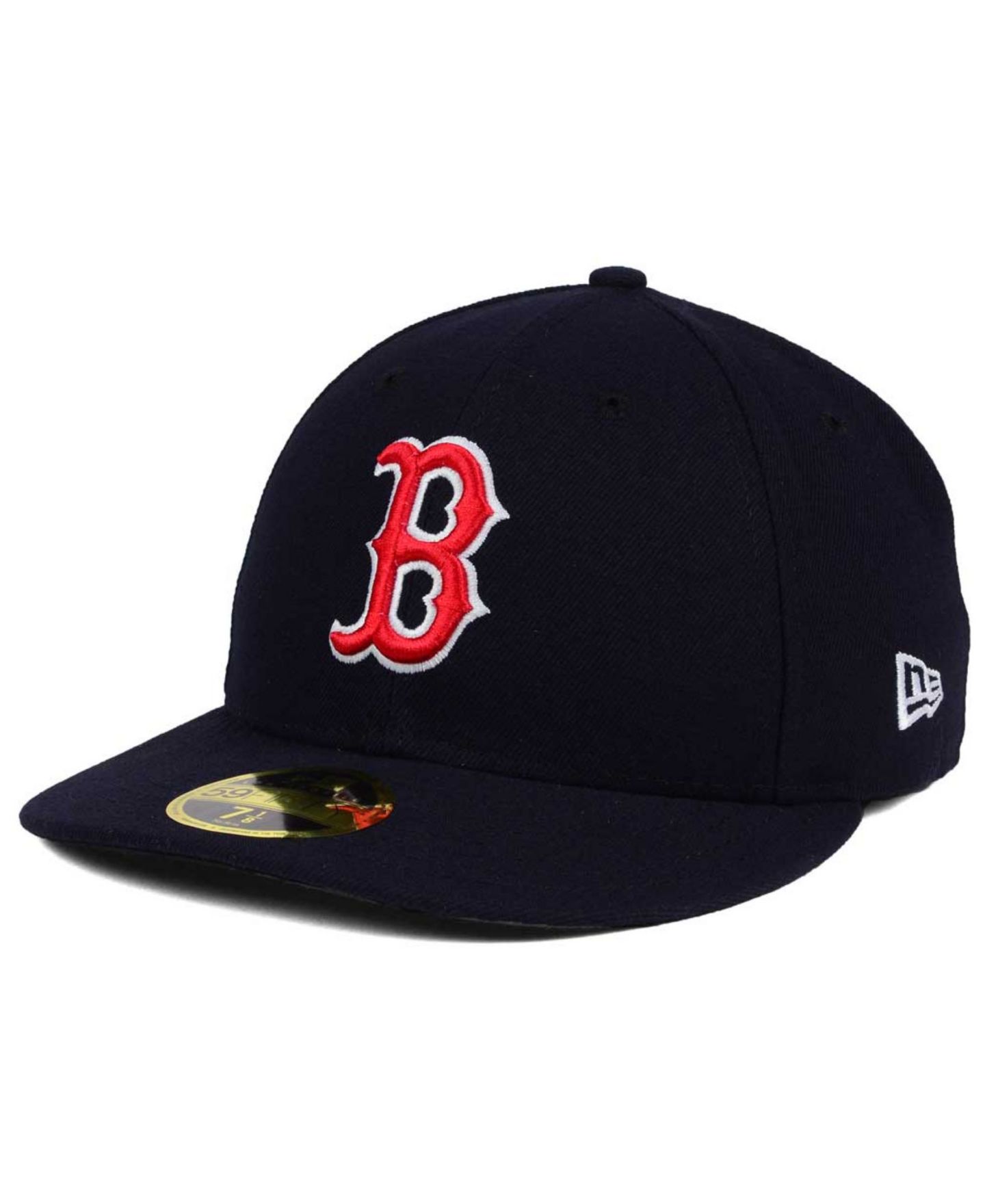Мужская кепка New Era Boston Red Sox Low Profile AC Performance 59FIFTY Fitted — фото 1