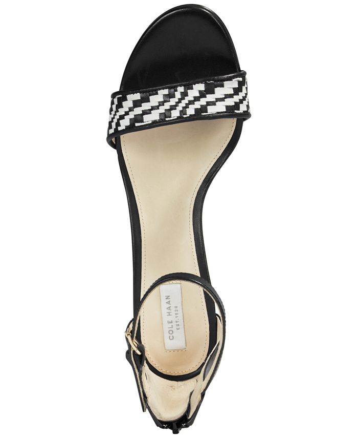 Cole Haan Genevieve Weave Wedge Sandals - Macy's