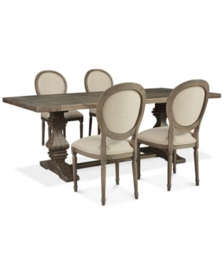 Tristan Trestle Dining Furniture Collection Created For Macy S