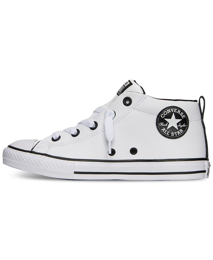 Converse Boys' Chuck Taylor All Star Street Mid Casual Sneakers from ...