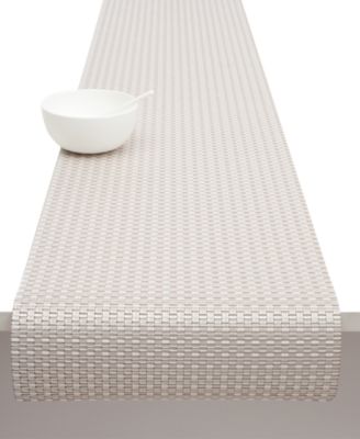 Chilewich - Wicker Platinum Table Runner