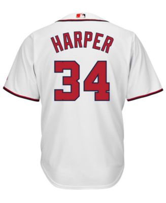 Majestic Men's Bryce Harper Washington Nationals Player Replica CB ...