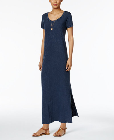 Style & Co Cotton Maxi Dress, Only at Macy&#39;s - Dresses - Women - Macy&#39;s