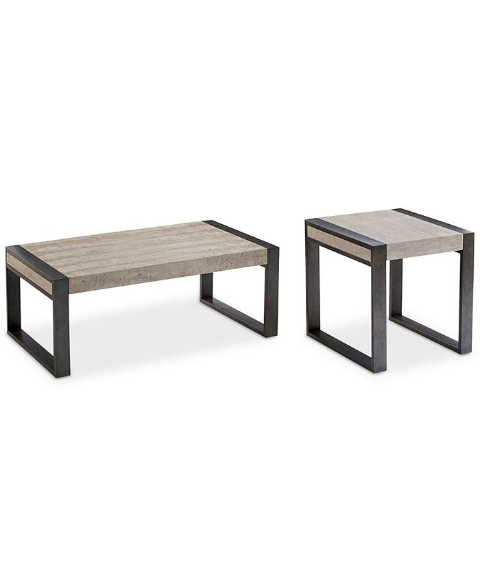 Bernhardt Ainsworth Table Furniture Set, 2Pc. Set (Coffee Table & End
