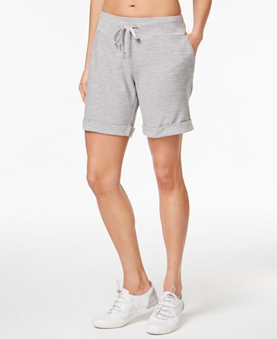 Calvin Klein Performance Cuffed French Terry Shorts - Shorts - Women ...