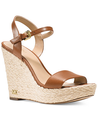 Michael Kors Jill Espadrille Wedge Sandals - Sandals & Flip Flops - Shoes - Macy&#39;s