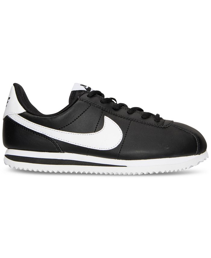 Nike Big Kids' Cortez Basic SL Casual Sneakers from Finish Line - Macy's