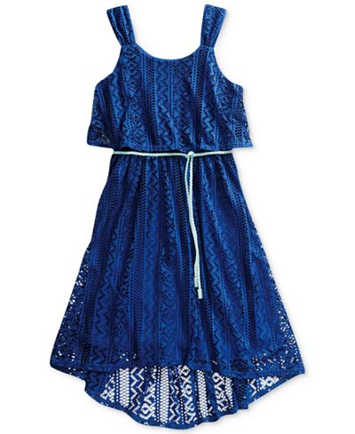 Sweet Heart Rose Popover Dress, Big Girls (7-16)