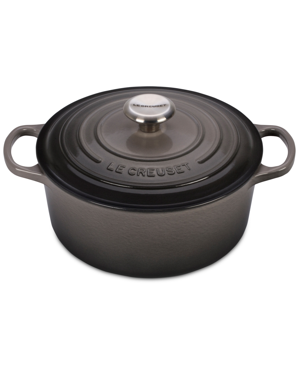 Le Creuset 4.5-qt. Signature Enameled Cast Iron Round Dutch Oven In Oyster