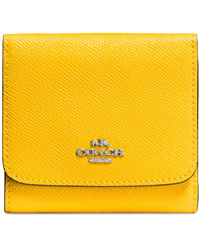 COACH Small Pouch Crossgrain Leather Shoulder Bag - Macy's