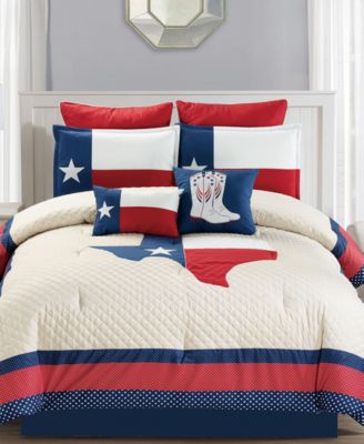 Hallmart Collectibles - Ryden 8-Pc. Quilted Queen Comforter Set