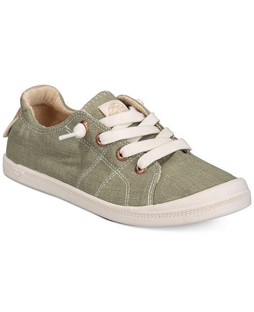 Roxy Bayshore Lace Up Sneakers Reviews Athletic Shoes