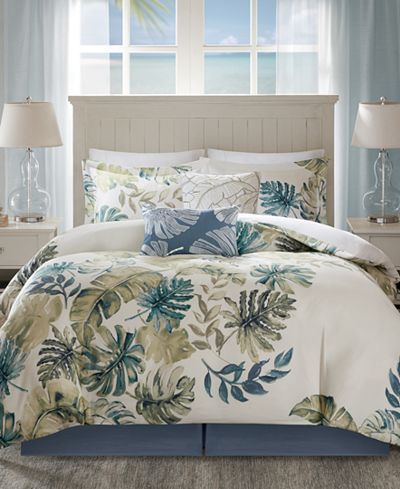 Harbor House Lorelai Reversible Palm-Print Bedding Collection
