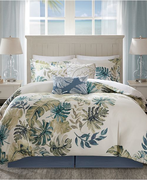 Harbor House Lorelei 6 Pc Palm Print King Comforter Set