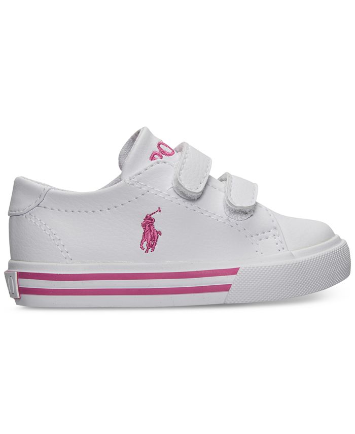 Polo Ralph Lauren Toddler Girls' Slater EZ Casual Sneakers from Finish ...