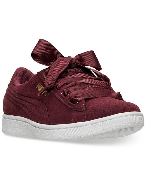 Puma Women S Vikky Ribbon Casual Sneakers From Finish Line