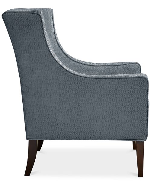 carriage & co. Addy Wing Chair, Quick Ship Furniture Macy's