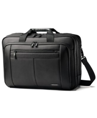 leather slim portfolio laptop briefcase