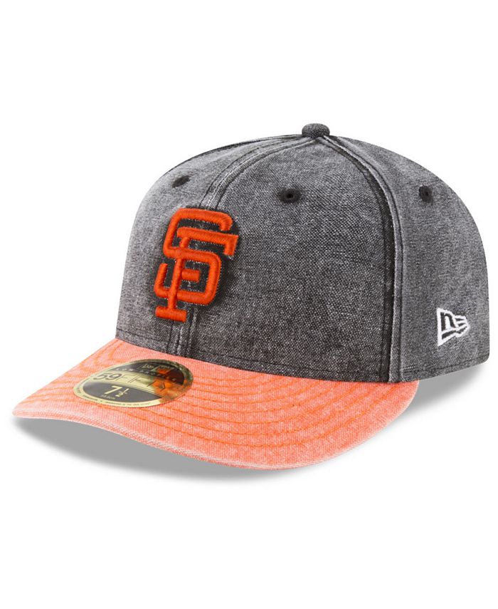 Lids San Francisco Giants New Era Hoodie T-Shirt - Heathered Orange