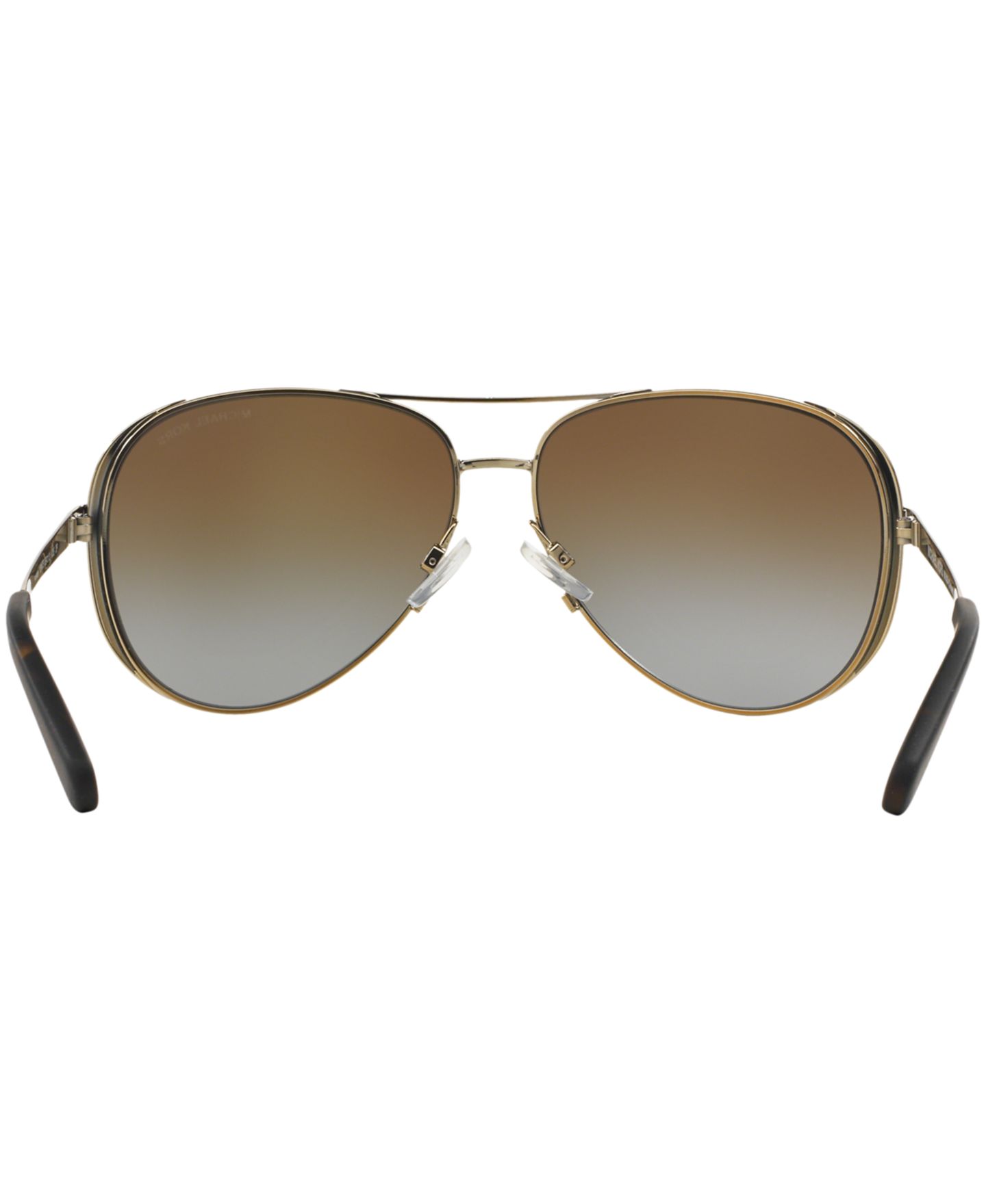 Солнцезащитные очки Michael Kors Unisex Sunglasses, MK5004, цвет: Золотой коричневый / Коричневый градиентный — фото 5
