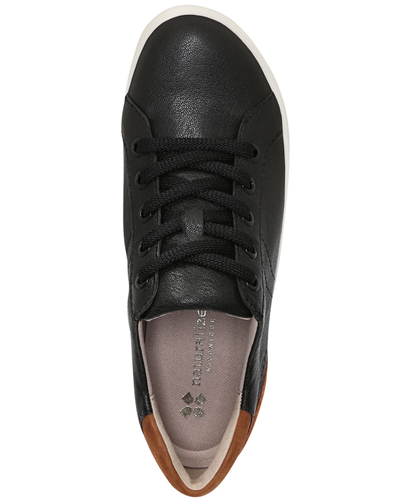 Женские кроссовки Naturalizer Morrison Lace Up, цвет: Чёрный кожаный — фото 4
