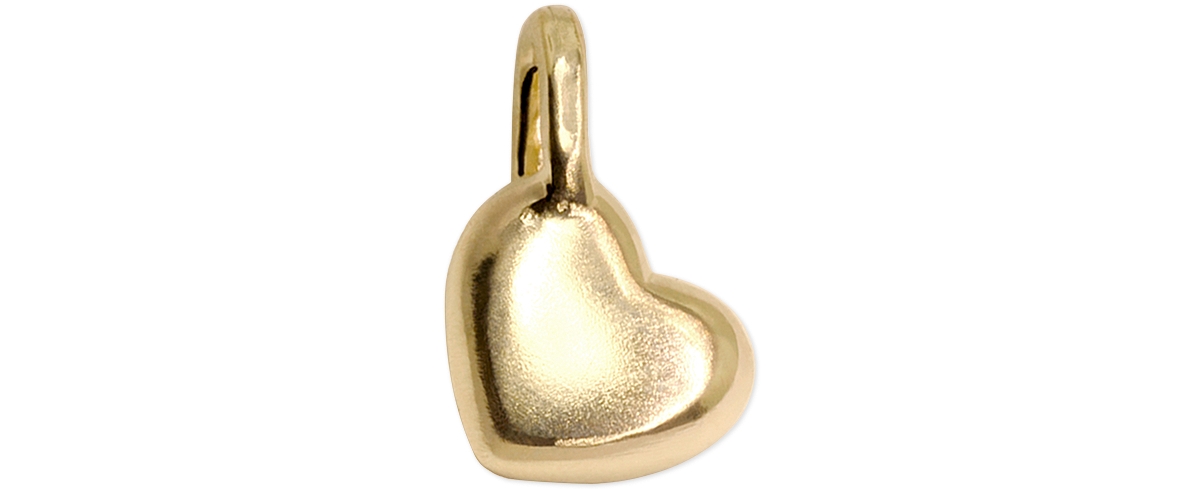 Mini Heart Pendant in 14k Gold - Yellow Gold