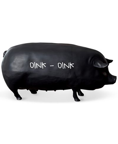 Terra-Cotta Pig with Chalkboard Paint