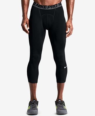 Nike Men's Pro Cool Dri-FIT 3/4 Compression Leggings - Activewear - Men ...