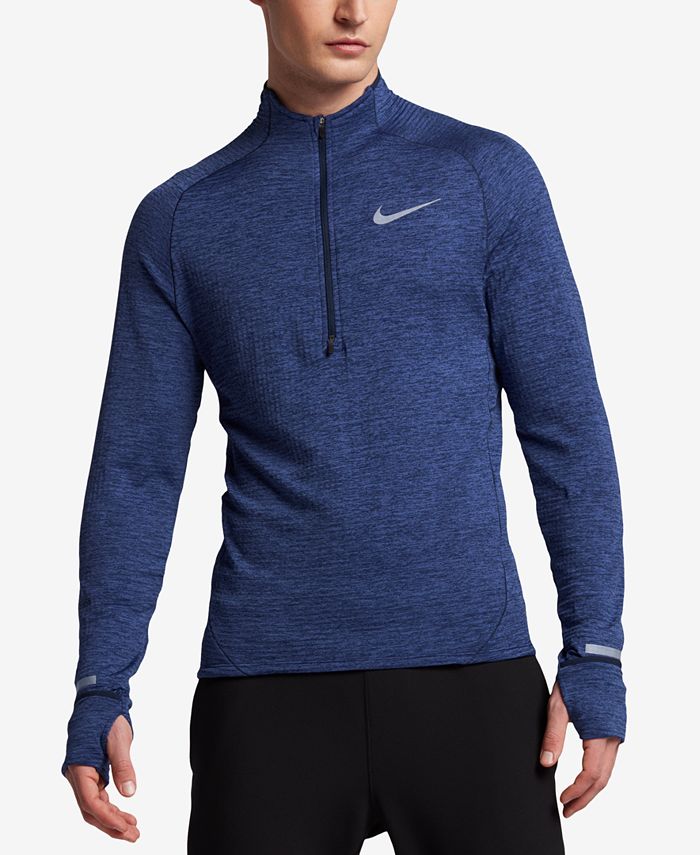 Prueba de Derbeville Portavoz marcador Nike Men's Element Sphere Half-Zip Running Shirt & Reviews - Sweaters - Men  - Macy's