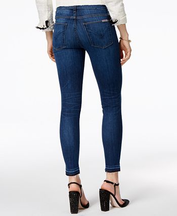 Hudson Jeans Krista Raw Hem Super Skinny Jeans Macy s