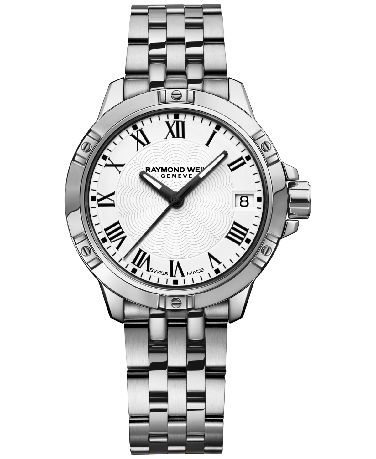 Raymond Weil Swiss Women's Tango Stainless Steel Bracelet Watch 30mm 5960-st-00300 In Silver