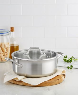 Calphalon Signature Stainless Steel Dutch Oven with Cover