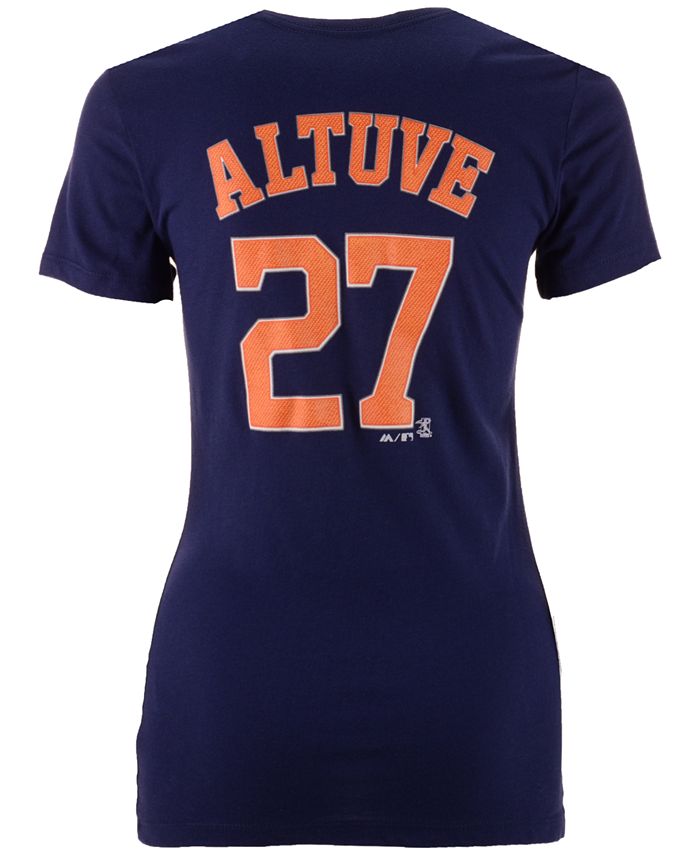 Majestic Women's Jose Altuve Houston Astros Crew Player T-Shirt - Macy's