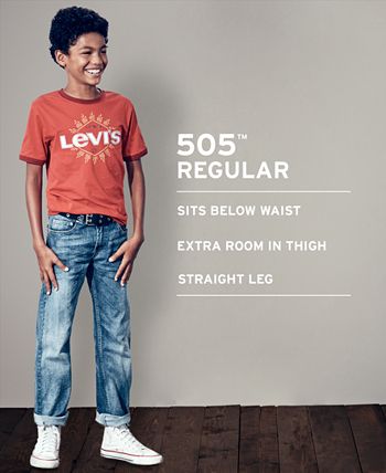 Boys levis 505 clearance