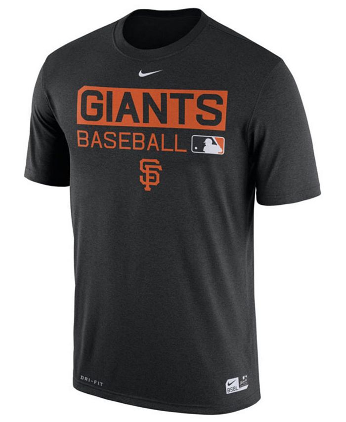 Nike Men's San Francisco Giants Legend Team Issue Dri-FIT T-Shirt - Macy's