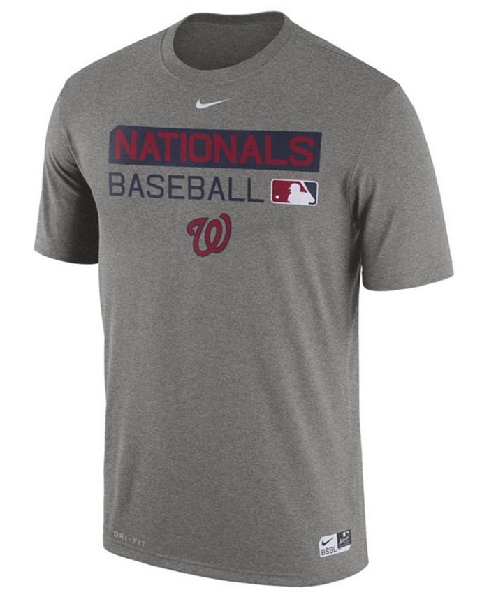Nike Men's Washington Nationals Legend Team Issue Dri-FIT T-Shirt ...