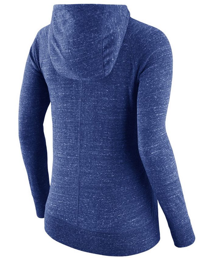 Nike Women's Kansas City Royals Gym Vintage Full-Zip Hooded Sweatshirt ...